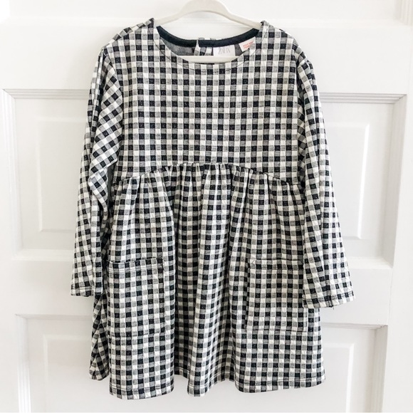 Zara textured plaid dress - Picture 1 of 4